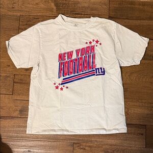 Women's White New York Football Graphic Tee